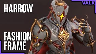 Harrow Fashion Frame  Warframe [upl. by Auqeenahs]