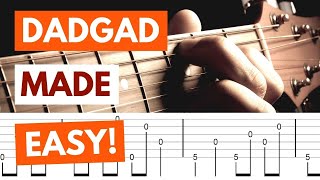 DADGAD Tuning Tutorial 3 Ways To Play Guitar In DADGAD Tuning [upl. by Neztnaj]