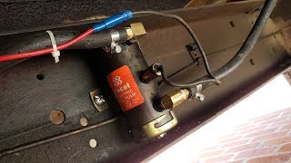 Installing an electric fuel pump [upl. by Eiramnaej]