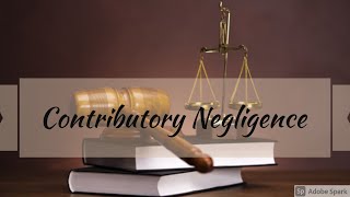 Contributory Negligence  Law of Torts  Easy way  in Hindi [upl. by Coltson]