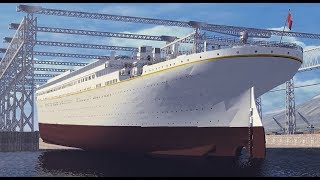 The Launch Of RMS Olympic [upl. by Ereveniug]