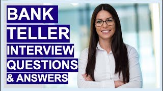 BANK TELLER Interview Questions And Answers [upl. by Venita807]