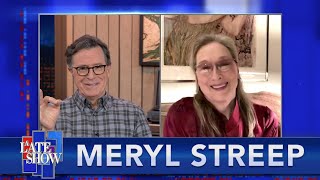 Meryl Streep Takes quotThe Colbert Questionertquot [upl. by Ynaiffit]