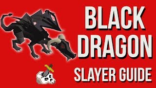 OSRS Black Dragon Slayer Guide  Ranged Method Taverley Dungeon 2018 [upl. by Kalam]