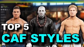 My TOP 5 CAF Archetypes UFC 4 tips and tricks [upl. by Nehtanhoj]