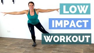 20 Minute Low Impact Cardio Workout  NonStop  Challenging  Bodyweight Only [upl. by Eniretak]