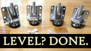 How to Install Heavy Duty Leg Levelers [upl. by Dutch714]