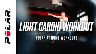 15Minute Light Cardio Workout At Home Low Impact  Polar [upl. by Rheims]