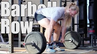 How To Barbell Row [upl. by Emolas714]