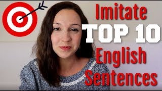 How to Pronounce TOP 10 English Sentences [upl. by Dnumyar536]