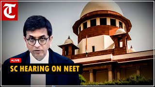 LIVE  Supreme Court begins hearing NEETUG 2024 pleas [upl. by Lasyrc]