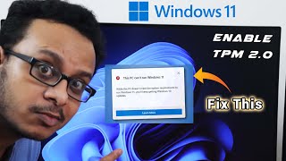 Installing Windows 11 On Core i5 7th Gen PC Cant Run Windows 11 Problem Fix [upl. by Inafetse347]