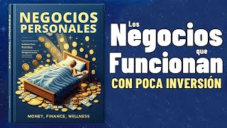 40 NEGOCIOS QUE FUNCIONAN CON POCA INVERSIÓN [upl. by Enirod]