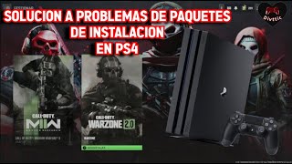 PROBLEMAS PAQUETES DE INSTALACIÓN WZ2 PS4 [upl. by Rollins]