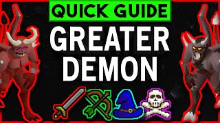 OSRS Greater Demon Slayer Guide  ALL LOCATIONS  Quick Guide 2021 [upl. by Ajnos]