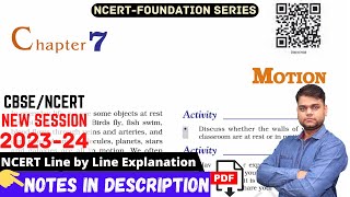 Motion Class 9 Science Chapter 8 Full Chapter [upl. by Neemsaj688]