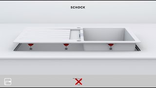 SCHOCK Einbauanleitung Flächenbündig Spüle [upl. by Octavus68]