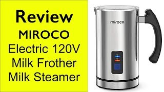 Review Miroco Milk Frother  How to make froth milk at home [upl. by Persse795]