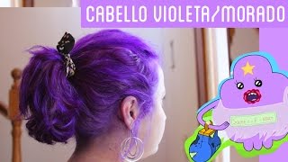 ✺ Cabello violeta morado Tutorial con decoloración Otowil Violeta [upl. by Annor]