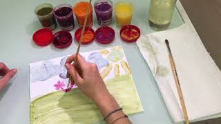 PINTURAS A BASE DE FRUTAS Y VEGETALES Michelle Rosenstock [upl. by Nari22]