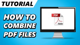 How To Combine PDF Files Into One  FREE 2025 [upl. by Hgalehs]