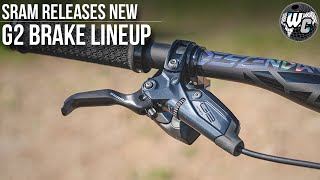 Sram G2 Ultimate amp G2 RSC Brakes  New Release From SRAM [upl. by Alverson824]