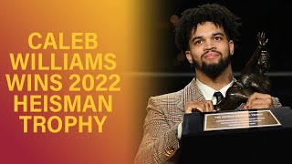 USC QB Caleb Williams wins the 2022 Heisman Trophy [upl. by Addi]