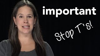 How to Pronounce IMPORTANT  American English [upl. by Adnilg]