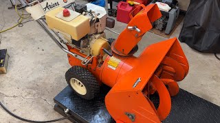 1970s Ariens Snow Snow Blower Leaking Oil [upl. by Enttirb]