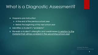 The Importance of Diagnostic Assessments [upl. by Akimak913]