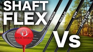 DRIVER SHAFT FLEX  THE COMPARISON TEST [upl. by Blainey886]