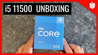 Intel 11th Gen i5 11500 CPU Unboxing [upl. by Akirej]