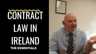 Contract Law in Irelandthe Essentials [upl. by Eceer]