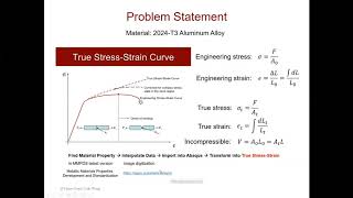 ABAQUS Tutorials  Aircraft Fuselage Analysis  Material Nonlinearity [upl. by Alyacim]