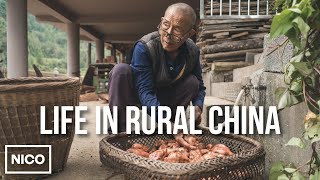 Day in the life of a Chinese farmer in his 80s [upl. by Ahsekam]