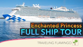 Full Ship tour  Enchanted Princess Cruise Ship [upl. by Noiram]