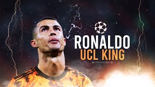 Cristiano Ronaldo  UCL KING Skills Dribbling and Goals [upl. by Dugald]