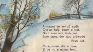 Iarna pe uliță de George Coșbuc poezii pentru copii [upl. by Airlie]