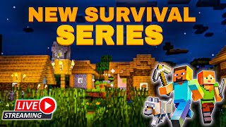 MINECRAFT 😉SURVIVAL SERIES  LIVE STREAM 💖😜 NIGHT [upl. by Colp]