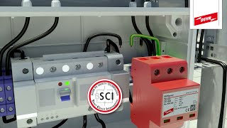 Überspannungsschutz von Photovoltaikanlagen mit dem DEHNguard® YPV SCI [upl. by Bobette]