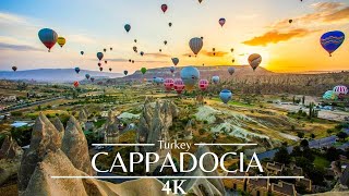 Cappadocia Turkey 🇹🇷 Hot Air Balloon 4k Drone [upl. by Obidiah]