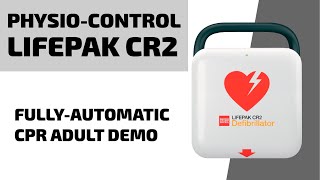 PhysioControl LIFEPAK CR2 AED  Fully Automatic Demo [upl. by Aven]