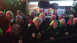 WHAT CHRISTMAS MEANS TO ME Rock Choir at Birkdale Lights Switch On 1st December 2024 [upl. by Bascomb]