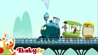 Tricky Tracks  Train and Numbers  Counting for Toddlers BabyTV [upl. by O'Shee]