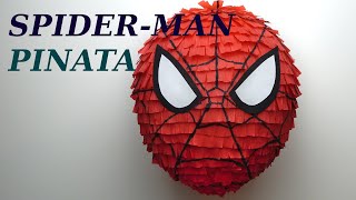 DIY SpiderMan Pinata Avengers [upl. by Imoyik]