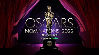 Oscar nominations 2022 Academy announces nominees LIVE  ABC News [upl. by Attiuqaj]