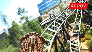 Flight of The Hippogriff 4K POV  Universal Studios Hollywood [upl. by Ellita948]