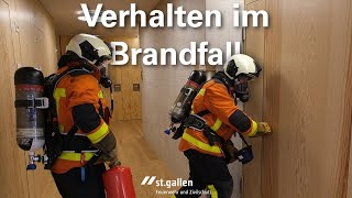 Verhalten im Brandfall [upl. by Atteuqaj85]