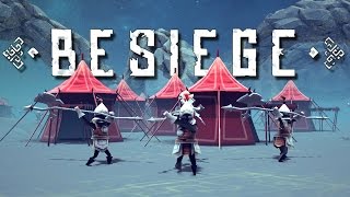 BESIEGE  New Sandbox Map Exploration Gameplay  Besiege V030 Update  Besiege Best Creations [upl. by Moscow]