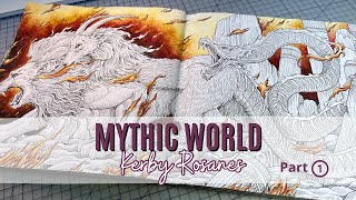 Colour Along  Mythic World by Kerby Rosanes  Chimera  Part 1 [upl. by Ynnaffit]